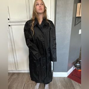 Vintage USA made Blauer Nylolite rain jacket trench coat